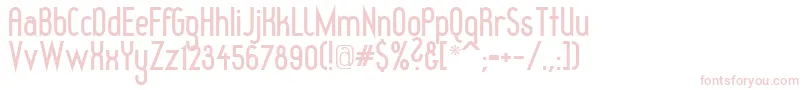 Redhgb Font – Pink Fonts on White Background
