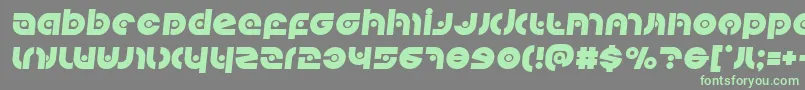 More about Kovacsspotsemital Font Kovacsspotsemital Font – Green Fonts on Gray Background