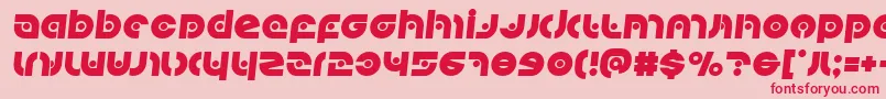 Kovacsspotsemital Font – Red Fonts on Pink Background