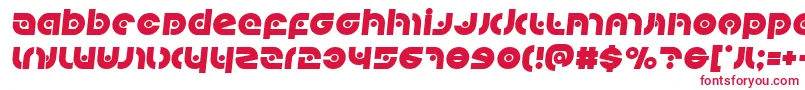 Kovacsspotsemital Font – Red Fonts on White Background