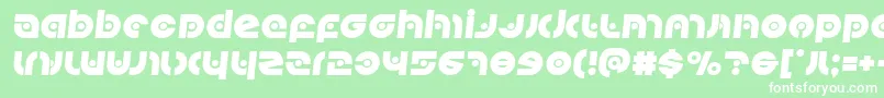 フォントKovacsspotsemital – 緑の背景に白い文字