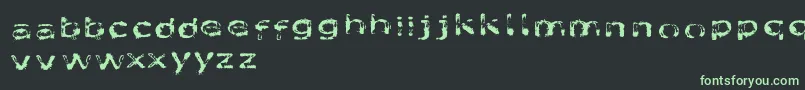 Шрифт LikeFontsInTheRain – зелёные шрифты на чёрном фоне