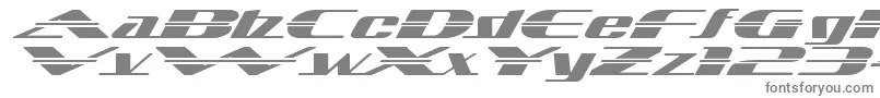 SandovalspeedRegular Font – Gray Fonts on White Background