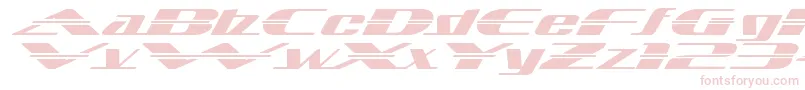 SandovalspeedRegular-Schriftart – Rosa Schriften auf weißem Hintergrund