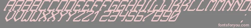 fuente NoxtreyAufTfbExtraCursive – Fuentes Rosadas Sobre Fondo Gris