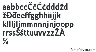 LigurinorgBold font – bosnian Fonts