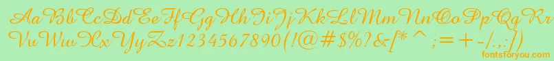 More about Amazonen Font Amazonen Font – Orange Fonts on Green Background