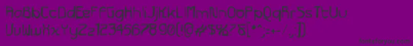 Futurexg Font – Black Fonts on Purple Background