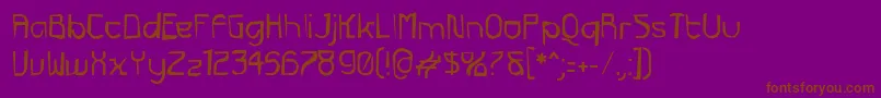 En savoir plus sur la police Futurexg Police Futurexg – polices brunes sur fond violet