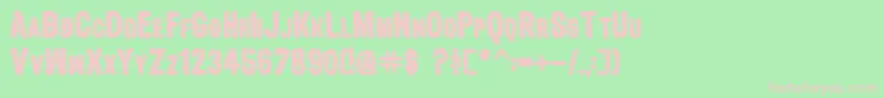 More about SmBournismBold Font SmBournismBold Font – Pink Fonts on Green Background