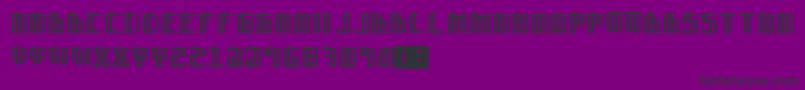 Lain Font – Black Fonts on Purple Background