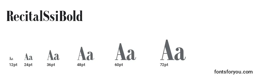 sizes of recitalssibold font, recitalssibold sizes