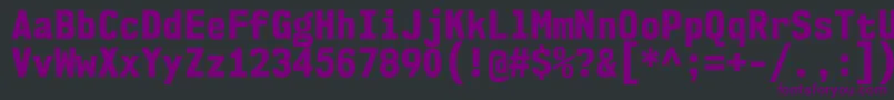 fuente Nk57MonospaceScEb – Fuentes Moradas Sobre Fondo Negro