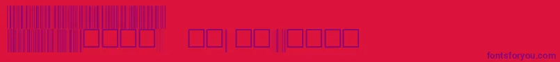 C39p48dhtt-Schriftart – Violette Schriften auf rotem Hintergrund