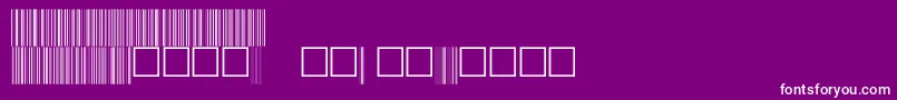 C39p48dhtt Font – White Fonts on Purple Background