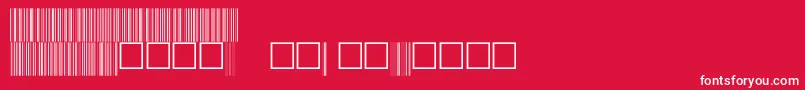 C39p48dhtt Font – White Fonts on Red Background