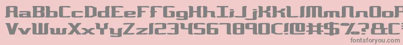 VarianceBrk Font – Gray Fonts on Pink Background