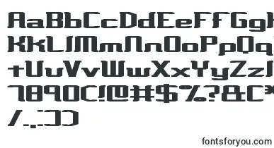  VarianceBrk font