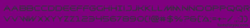Prometheanlaser-fontti – mustat fontit violetilla taustalla