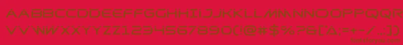 Prometheanlaser Font – Brown Fonts on Red Background