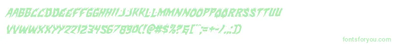 Hotkissital-Schriftart – Grüne Schriften