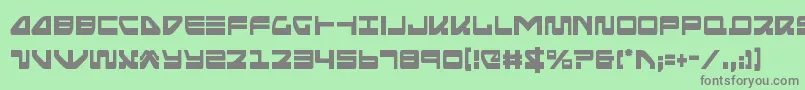 Seariderfalconcond Font – Gray Fonts on Green Background