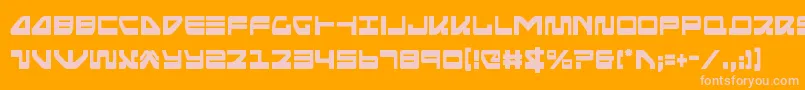 Seariderfalconcond Font – Pink Fonts on Orange Background