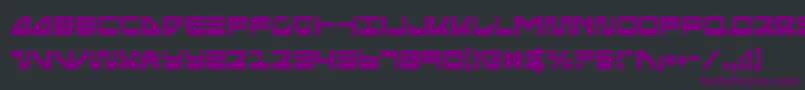 Seariderfalconcond Font – Purple Fonts on Black Background