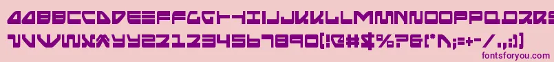 Seariderfalconcond Font – Purple Fonts on Pink Background