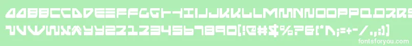 Seariderfalconcond Font – White Fonts on Green Background