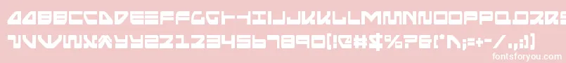 Seariderfalconcond Font – White Fonts on Pink Background
