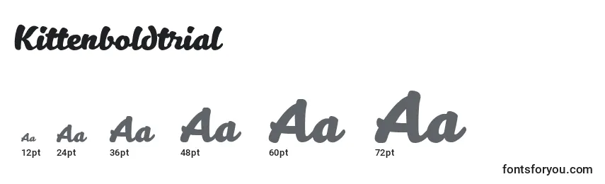 Kittenboldtrial Font Sizes