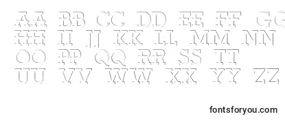 Reliefdeco Font