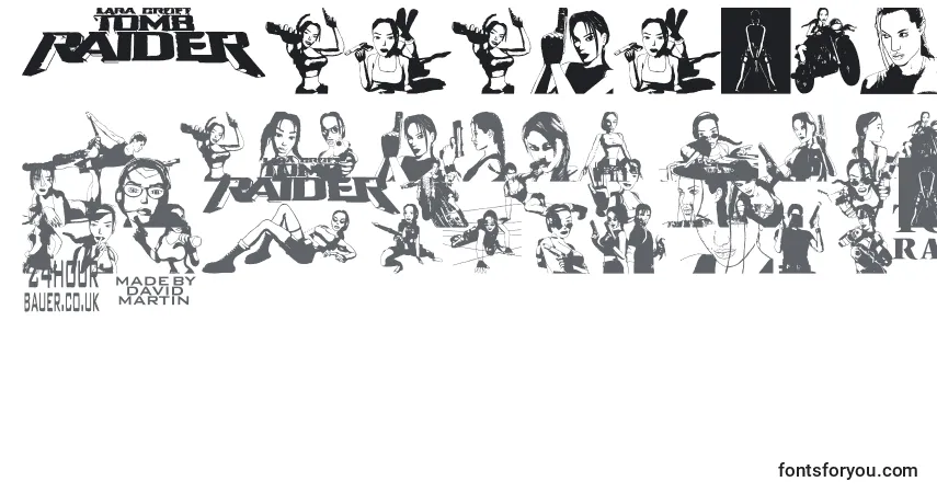 LaraCroftTombRaider Font – alphabet, numbers, special characters