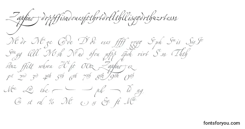 Шрифт ZapfinoextraltLigatures – алфавит, цифры, специальные символы