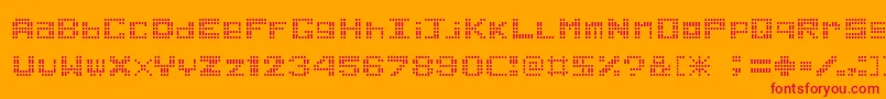 GamePower Font – Red Fonts on Orange Background