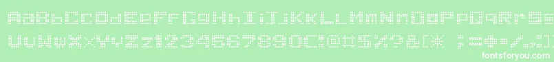 フォントGamePower – 緑の背景に白い文字