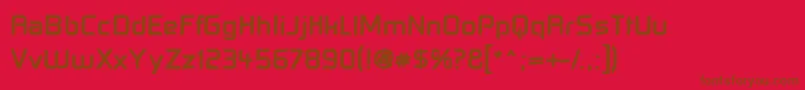 Más sobre la fuente Contfu fuente Contfu – Fuentes Marrones Sobre Fondo Rojo