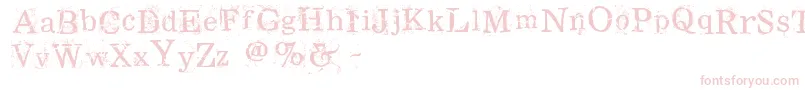 Ramrod Font – Pink Fonts on White Background