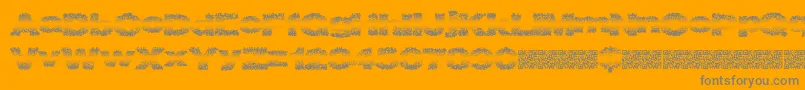 Fadevetica Font – Gray Fonts on Orange Background