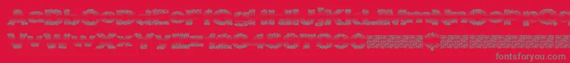 Шрифт Fadevetica – серые шрифты на красном фоне