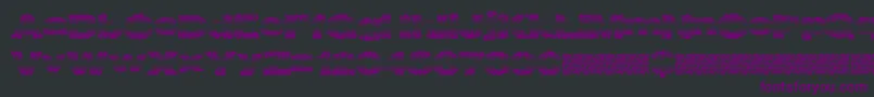 Шрифт Fadevetica – фиолетовые шрифты на чёрном фоне