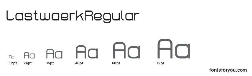 LastwaerkRegular Font Sizes