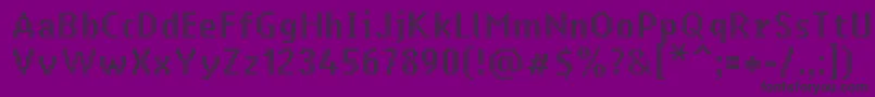 Ringmatrix Font – Black Fonts on Purple Background