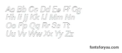 LinearouMediumItalic Font