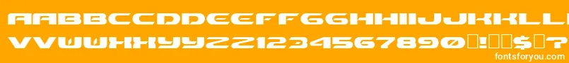Подробнее о шрифте BenPioneerBold Шрифт BenPioneerBold – белые шрифты на оранжевом фоне