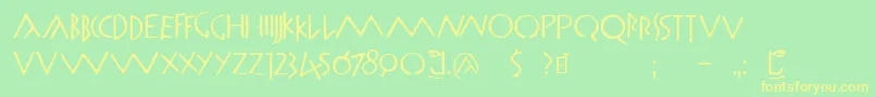 More about Romamonumentalbc Font Romamonumentalbc Font – Yellow Fonts on Green Background