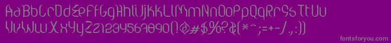 Weitere Informationen zur Valium ffy-Schriftart Valium ffy-Schriftart – Graue Schriften auf violettem Hintergrund