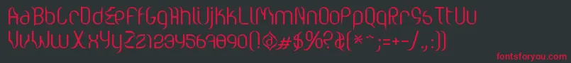 Valium ffy Font – Red Fonts on Black Background
