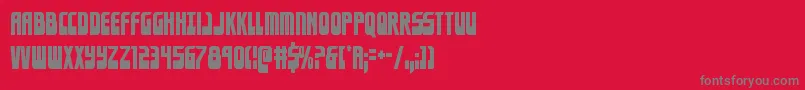Eldebarancond Font – Gray Fonts on Red Background